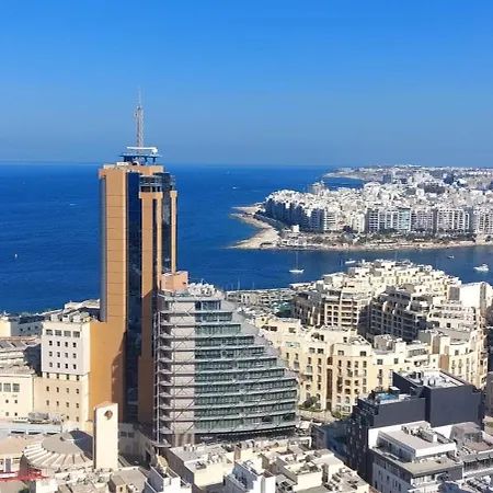 Апартаменты Mercury Tower Elena K 24th Floor Panoramic View Сент Джулианс